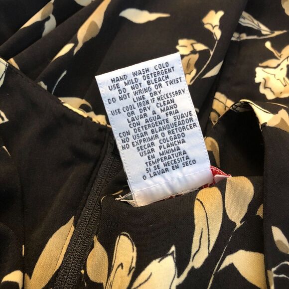 R&K Originals Career Maxi Shift Dress Jewel Neck Sleeveless Size 14W Vintage - Picture 10 of 10